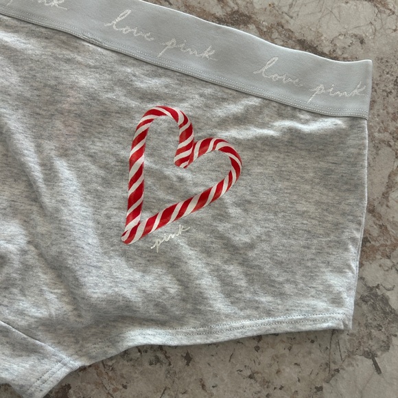 VS PINK HOLIDAY CHRISTMAS PANTY LARGE NWOT - Picture 2 of 6